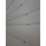 (88") Black/White Strip Fiberglass Parabolic Umbrella Marks on Material
