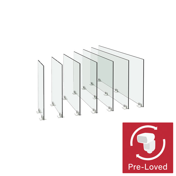 Table Transparent Acrylic Sneeze Guard Divider (60x80cm)