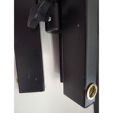 18.5-66cm Heavy Duty Wheeled Floor Stand with Foldable Legs Marks on Legs