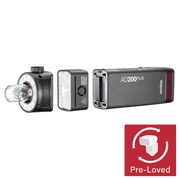 AD200Pro II 200Ws Portable Battery Powered Pocket Flash