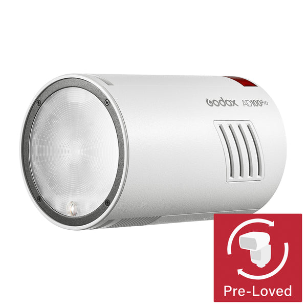 Godox AD100Pro 100Ws TTL Off-Camera Pocket Flash Light (White)