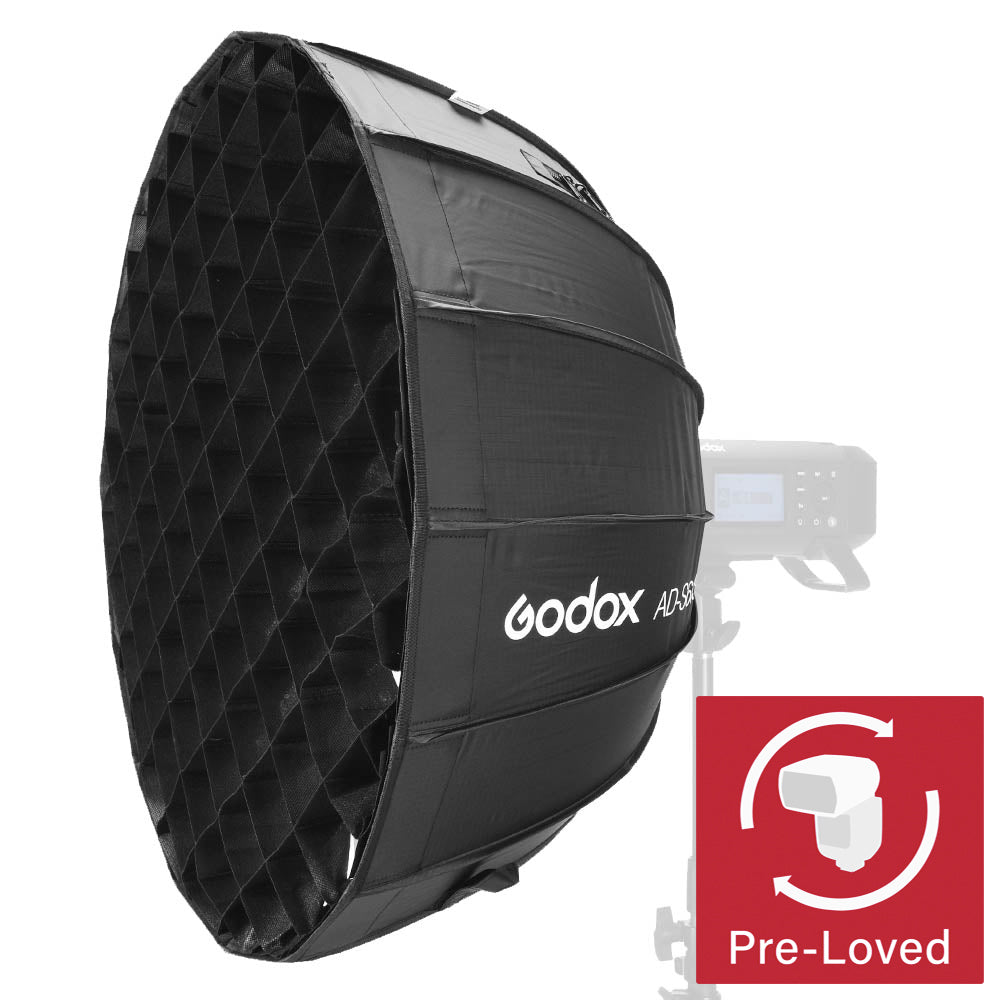AD-S65S 65cm Portable Silver Godox-Fitting Parabolic Softbox With Silver Interior