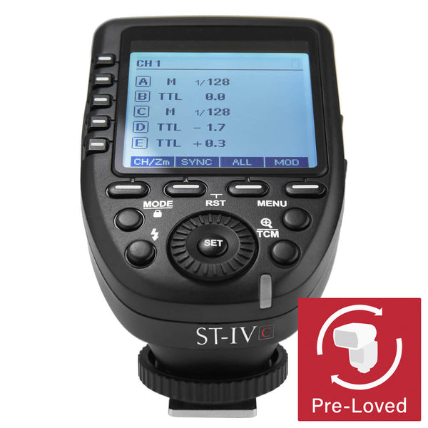 PRO ST-IV 2.4GHz Flash Trigger Wide LCD Display (Godox XPRO) - Canon