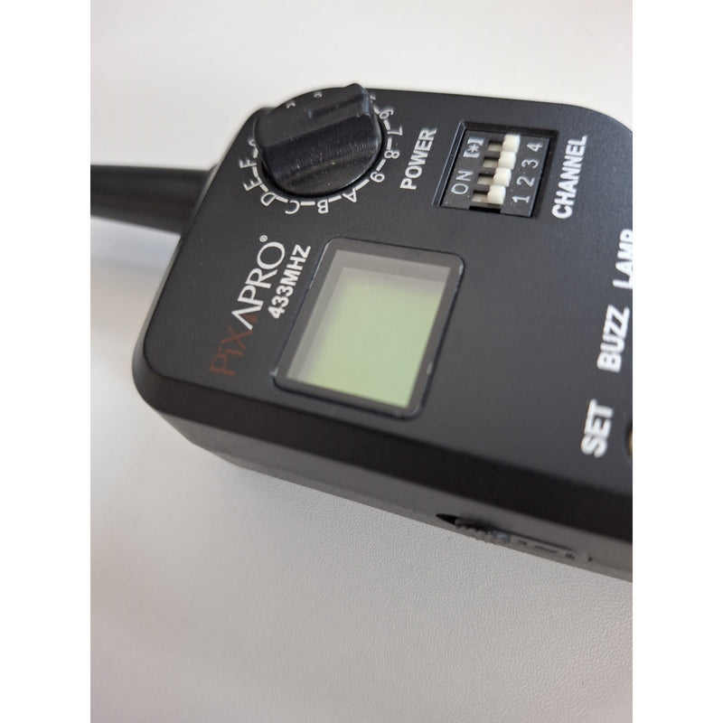 PIXAPRO PRO AC 433MHz Trigger Marks on Screen