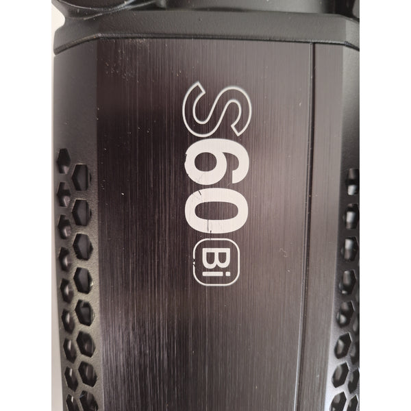 S60Bi 60W 2800-6500K Focusable Dimmable LED Video Light Marks on Unit