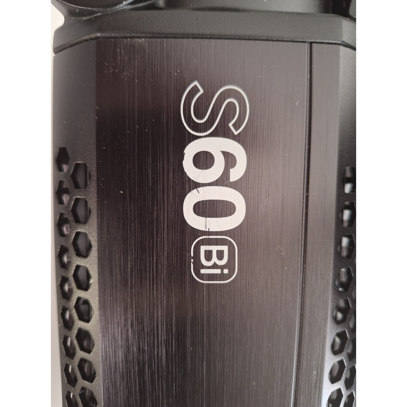 S60Bi 60W 2800-6500K Focusable Dimmable LED Video Light Marks on Unit