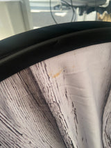 1.5x2.1m White Wood / Black Smoke Reversible Printed Fabric Backdrops