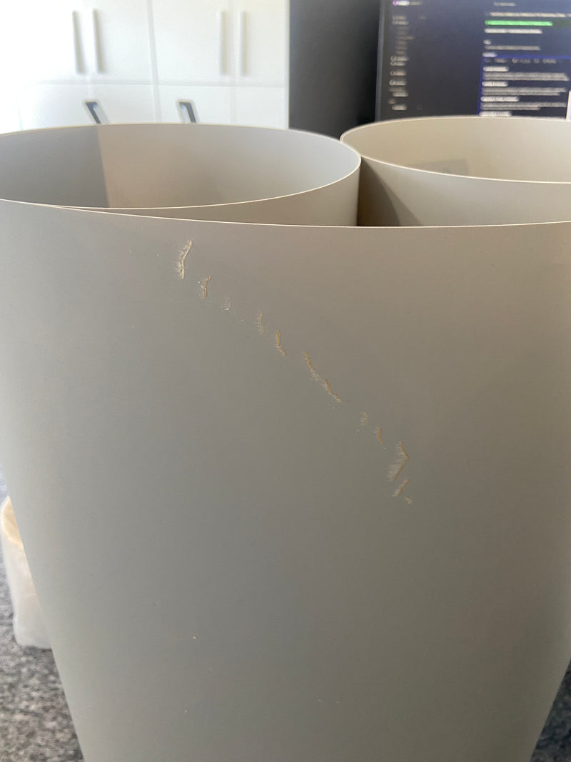 60x130cm Matte Anti-Reflective PVC Backdrops (Grey)