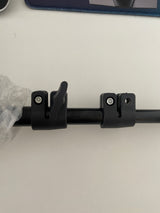 2x1.8m T-Bar Backdrop Support Stand with 4x Clamps