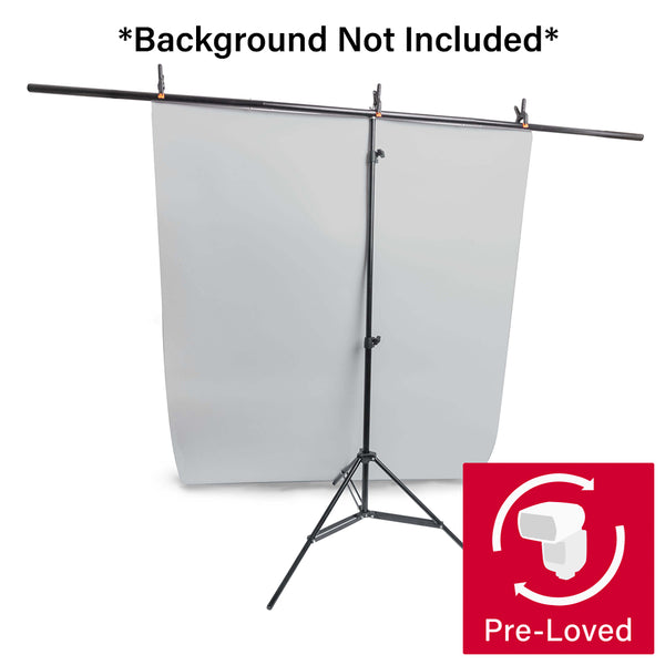 2x1.8m T-Bar Backdrop Support Stand with 4x Clamps