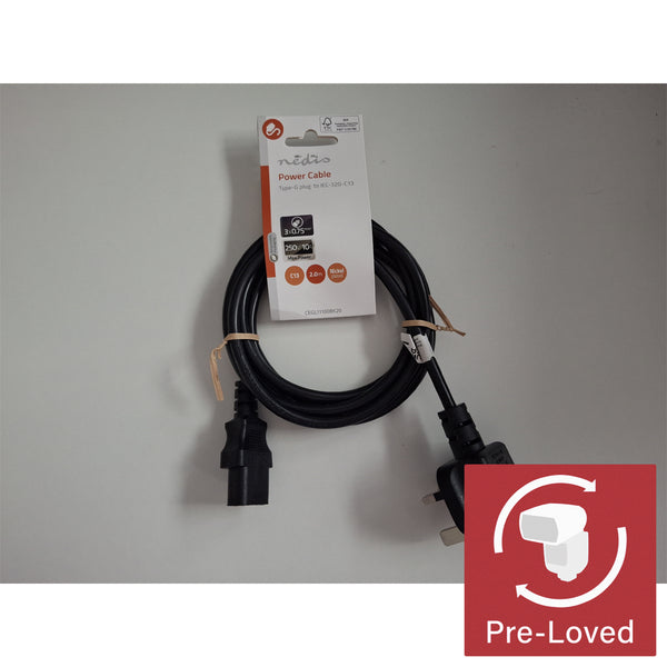 Nedis Type-G to IEC-320-C13 2m Power Cable