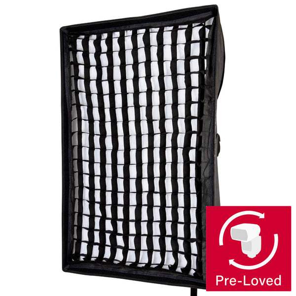 80x120cm (31.4x47.2") Portable Rectangular Softbox with 5cm Grid (Elinchrom Fitting)