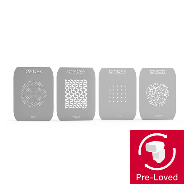 4 Different Gobos Graphic Plates For MagBeam (Pattern 1)