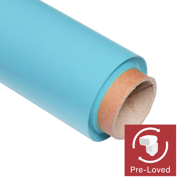 1.35x10m Light Blue Seamless Paper Background Roll