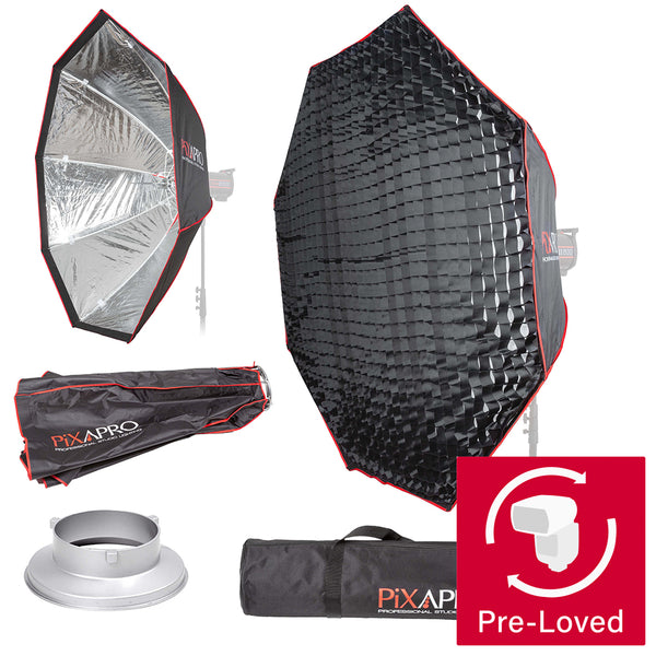 Super Large 170cm (66.9") Octagonal Easy Assembly Umbrella Softbox with 4cm Grid (Bowens S-Type Mount)