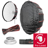 105cm (41") 16-Sided Easy-Open Rice Bowl Parabolic Softbox with White Interior (Bowens S-Type Mount)