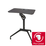 TESSA-Flexi Adjustable Height Stand Up Workstation Desk (Black)