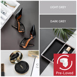 Dark Grey / Light Grey Hard-Wearing Dual-Sided Coated Coloured Paper Background