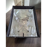 90x120cm Umbrella Softbox Silver Interior
