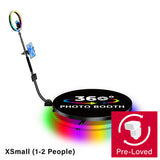 X-Small 80cm 360° Electronic Rotating Turntable Photo Booth With Metal Plate - For 1-2 Persons (Ex-Hire/Demo Unit)