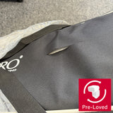 Pair of 1x2.4m Free-Standing Reflector Panels with Reversible Black/White Fabric