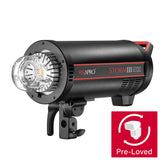 STORM1200 III Super-Fast Flash Head with LED Modelling Lamp (QT1200 IIIM) (No Cables)
