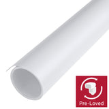 120x200cm White Reversible Glossy/Matt Waterproof PVC Studio Backdrop