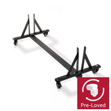 Heavy-Duty Steel Polyboard Stand with Wheels