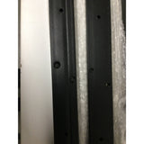 Heavy-Duty Steel Polyboard Stand with Wheels Uneven Holes