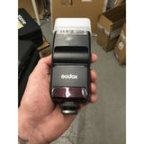THINKLITE TT350 AA Battery-Powered Compact TTL HSS Speedlite (Sony) Marks on Speedlite