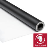 1.35x6m Wipeable Matte Single-Sided White Vinyl Backdrop