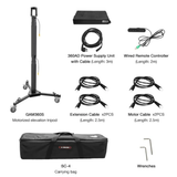 E-Image 2.8m Motorized Elevation System with Dolly - Box Contents