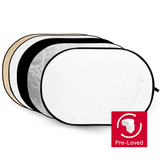 5-in-1 Collapsible Reflector Diffuser with Multi Colour (80x120cm)