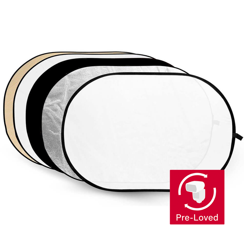 5-in-1 Collapsible Reflector Diffuser with Multi Colour (80x120cm)