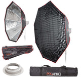 150cm (59") Strong-Sturdy Octagon Umbrella Softbox & Removable Grid For Broncolor (Big)