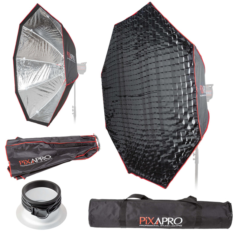 150cm (59") Strong-Sturdy Octagon Umbrella Softbox & Removable Grid For Profoto