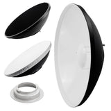 70cm (27.5") WHITE Interior Beauty Dish with Honeycomb Grid for Hensel