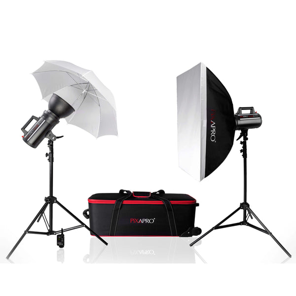 LUMI400II Monolight 800Ws Twin Studio Flash Kit (400/400)