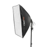  Set 2Pcs 50x70cm EzyLite Lightweight and Portable Softbox Single Lamp Holder & Diffusion