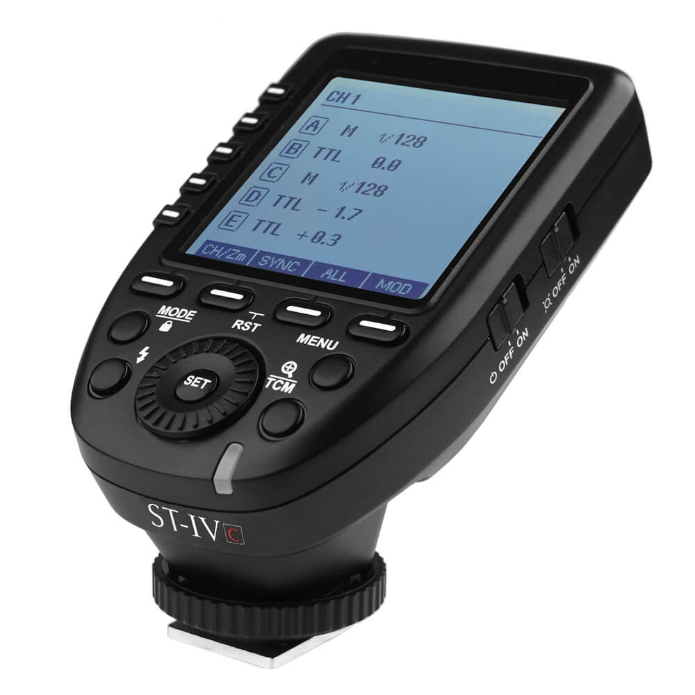 PRO ST-IV Flash Trigger Wide LCD Display (XPro) By PixaPro