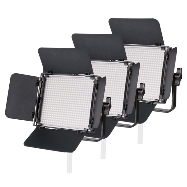 LECO 500B II Bi-Colour LED Video Light Three-Head Panels