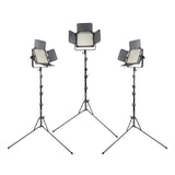 LECO 500S II Daylight Balanced LED Video Light Triple Kit