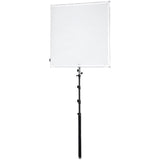 90x90cm (35.4x35.4") Foldable Reflector Panel and Diffuser Panel Kit with Boom Handle & Carry Bag