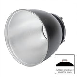 65° High-Performance Photo Light Reflector with Silver Interior