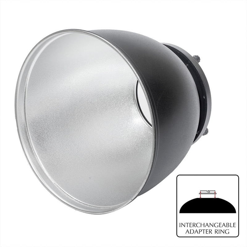 65° High-Performance Photo Light Reflector with Silver Interior