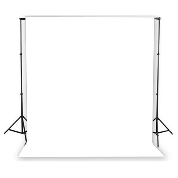 Large Backdrops Support Kit Telescopic Stand & 3x6m White Drop