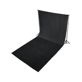 100% Muslin Black Photography Background suitable for Machine Washable
