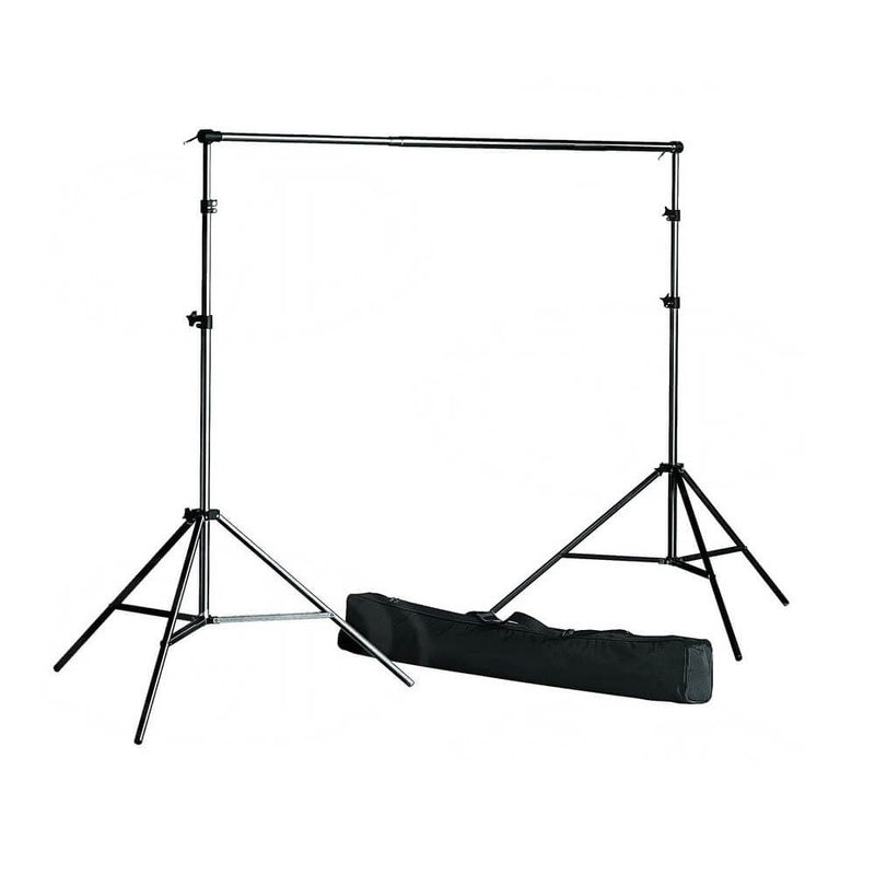 Pro Set Backdrop Strong Stand and Dual Sided Vinyl Black/White 