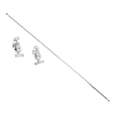Stainless Steel Century C-Boom ARM and 2x 2.5inch Grip heads