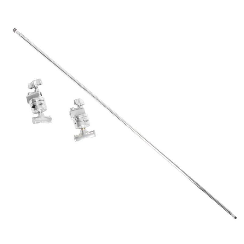 Stainless Steel Century C-Boom ARM and 2x 2.5inch Grip heads